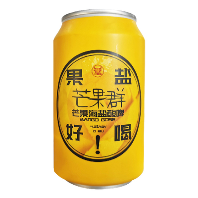 牛啤堂NBeer帝都海盐古斯酸啤果味小麦IPA国产精酿330ml1罐/6罐装