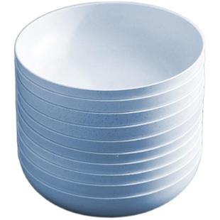 比稻壳耐高温一次性餐盘可降解环保蛋糕盘子食品级餐具家用大盘子