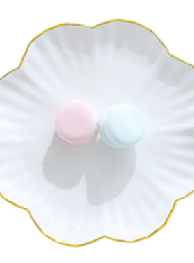 高颜值金边餐具家用装菜碗汤碗西式甜品碗百合碗沙拉碗小吃餐碗