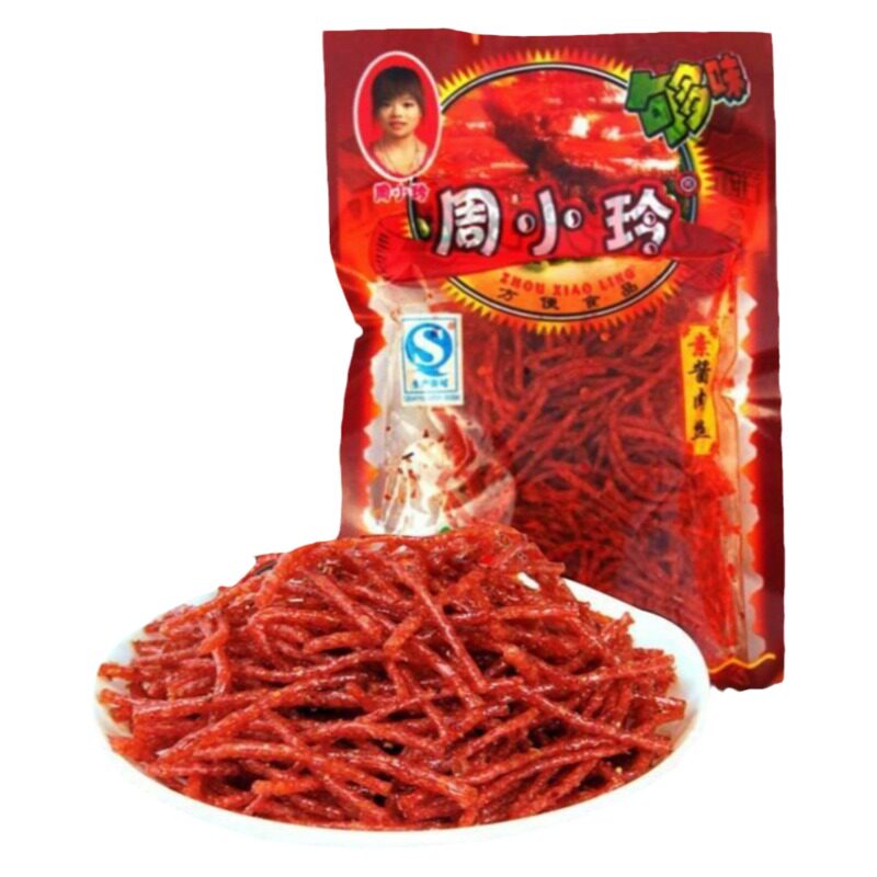 周小玲素酱肉丝辣条香辣丝