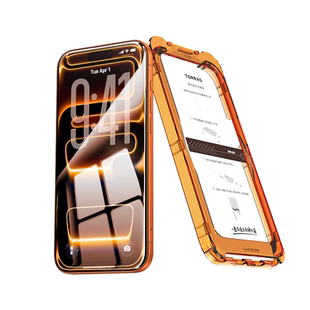 图拉斯无界膜适用苹果17钢化膜iPhone16ProMax手机15贴膜14Pro屏幕13无黑边12防指纹14官pm保护11新款ip超薄x