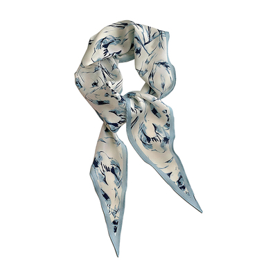 jessiejane国风丝巾发带2026新款棱形系脖绑发夏季高级感装饰领巾