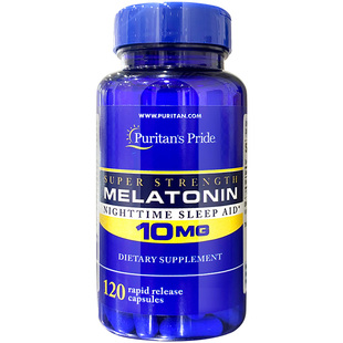 美国进口普丽普莱褪黑素10mg120粒 美乐通宁松果体褪黑色素睡眠片