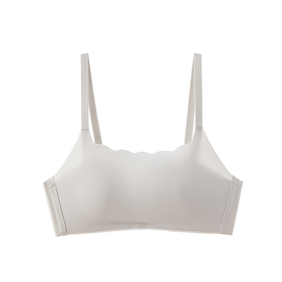 小胸裸感防滑聚拢无钢圈文胸无痕