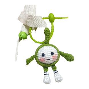 diy手工蛋仔团子挂件毛线编织雪人蛋钥匙扣材料包钩织礼物送女友