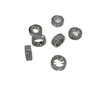 金属圆形编发发扣刘海小发夹女前额侧边高级感发卡小号发抓夹头饰