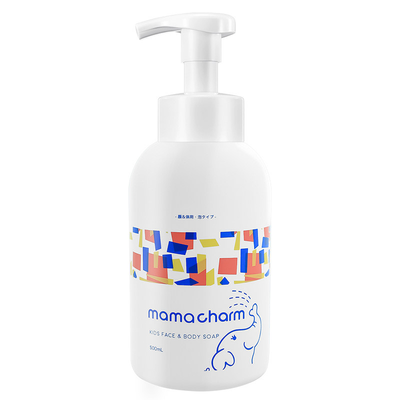 Mamacharm婴儿沐浴露洗发水儿童洗发沐浴二合一泡泡温和清洁滋润