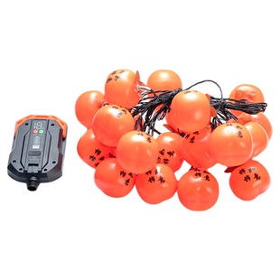 太阳能柿子灯串树上挂的彩灯庭院过年装饰灯小红灯笼新年氛围挂灯