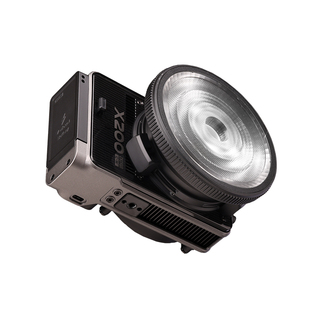 智云功率王X200RGB直播补光灯拍摄专用打光摄影灯便携式户外室内夜景人像拍照柔光常亮灯大功率相机补光灯