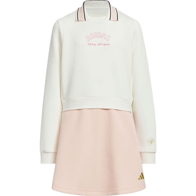 滔搏adidas阿迪达斯女大童运动休闲长袖连衣裙KV6917