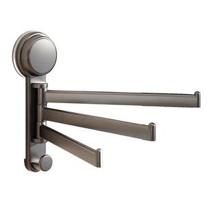 吸盘厨房抹布架水槽置物架洗菜池洗碗抹布多杆可旋转收纳沥水架子