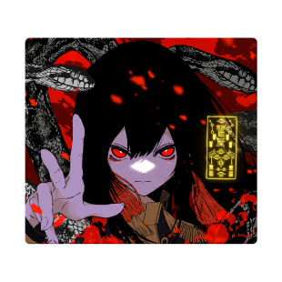 AbyssGaming岚玉/红玉二次元钢化玻璃鼠标垫电竞游戏FPS专用超大