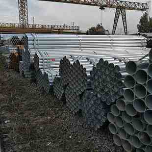 蔬菜大棚管镀锌管架子管穿线管Q235B高硬度钢厂现货批发多规格