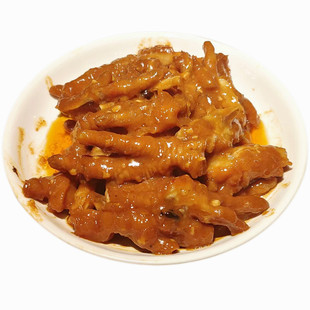粤菜餐厅早茶店热销港式凤爪小吃酱味鸡脚熟食私房菜冷冻食品500g