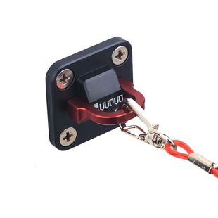 渔舵折叠钓鱼竿失手绳钓箱小挂扣挂环挂勾多功能钓箱小配件剪刀座