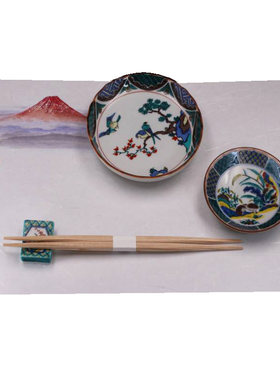 和风个人枫叶山葵水仙海胆餐具垫