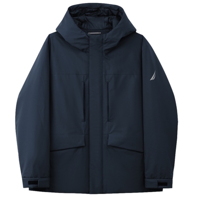 NAUTICA/诺帝卡百搭保暖连帽羽绒