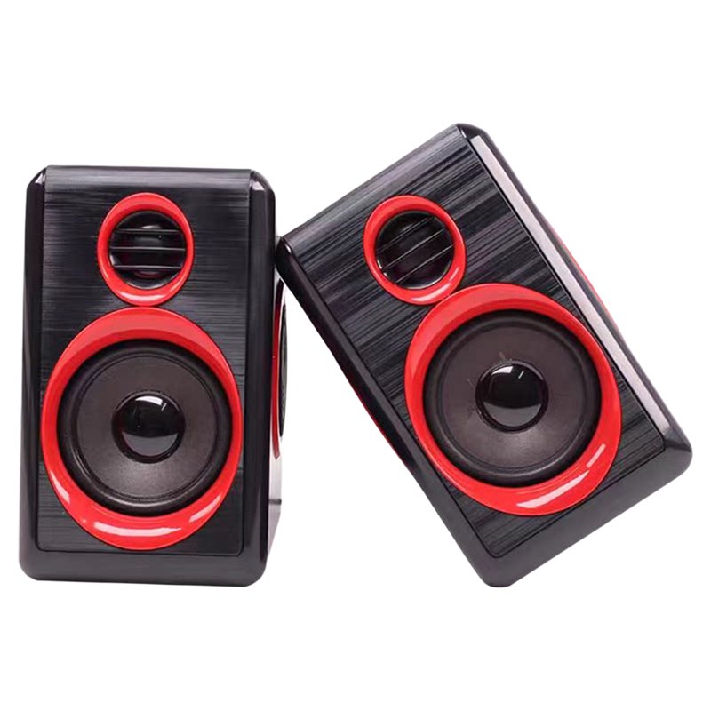 包邮双振膜2.0重低音炮USB音箱