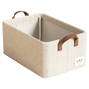 【直播间专享】抗菌天山棉麻宝宝衣物收纳筐婴儿小学生衣服收纳盒