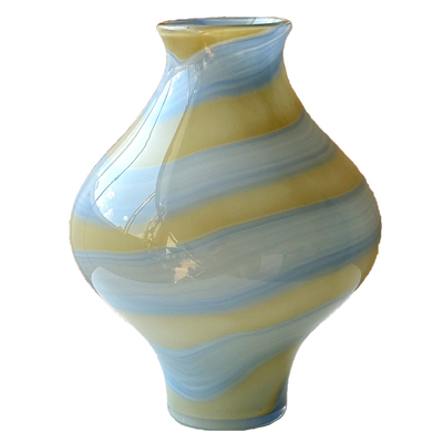 简约渐变纹花瓶客厅插花摆件