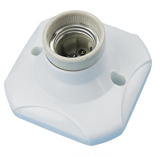 陶瓷灯头 大功率E27螺口灯头 防水耐高温 led节能灯 明装吸顶灯座