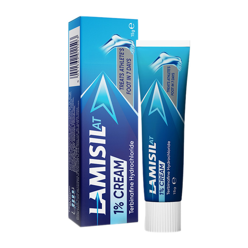 兰美抒Lamisil脚痒膏15g支抑菌止痒正品消炎特比萘芬脚气乳膏药膏