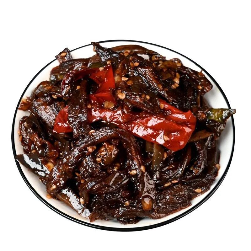 东北酱茄子干辣椒延边特色酱菜