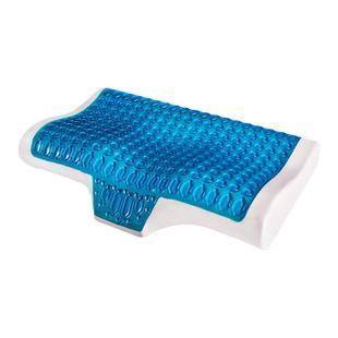 斯蒂亚诺蝶形凝胶枕头夏季凉枕波浪形高低枕慢回弹记忆枕护颈枕