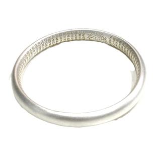 Yangui燕归「心经般若」宽版古法足银S999心经哑光古典风银手镯女