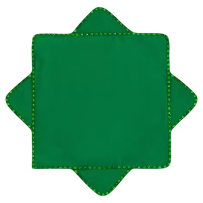 回娘家秧歌表演专用绵绸八角巾