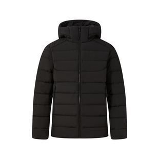 PONY短款连帽羽绒服男女同款无氟防泼水充绒90鸭绒保暖棉服外套