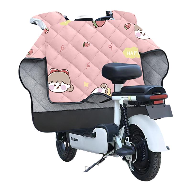 适用爱玛电动摩托车挡风被2025冬季新款加绒加厚防风水防寒保暖罩