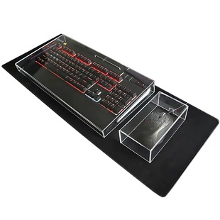 定制海盗船K70PRO/K95/K100/K68樱桃104机械键盘鼠标亚克力防尘罩