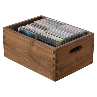 黑胡桃唱片收纳架免安发货