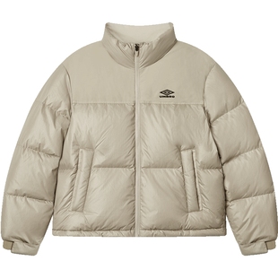 umbro茵宝官方经典款运动立领短款泡芙羽绒服鸭绒户外冬季面包服