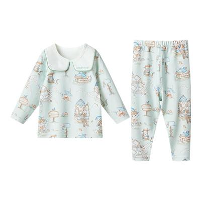 贝肽斯纯棉家居服套装春秋