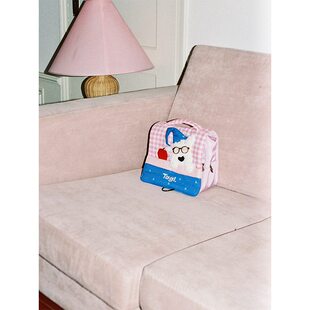 Tagi.《哈哈》小狗晚安可爱收纳袋便携洗漱包收纳化妆包