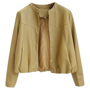 绝美巨好看高级感修身皮衣外套女短款2026春季季新款PU皮夹克女款