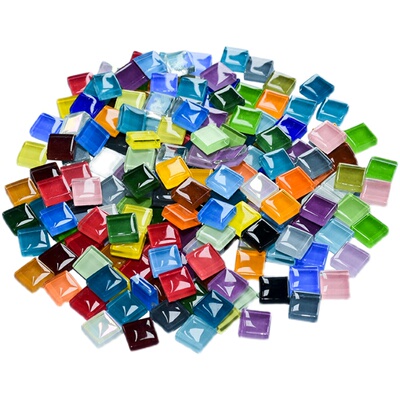1200粒彩色水晶玻璃马赛克