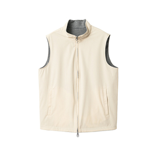 意奢L*P 经典常青 秋冬男士双面穿马甲 老钱风男士马甲外套上衣男