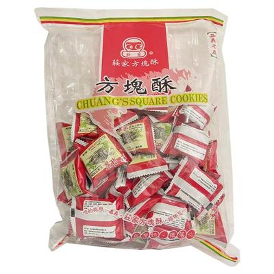 庄家酥性饼干台湾零食方块酥