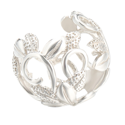 枫叶镂空隔珠奢金轩S925银