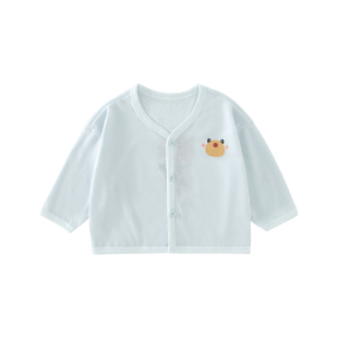 婴儿外套夏季一岁男宝宝衣服薄款家居空调衫上衣夏装小月龄防晒衣