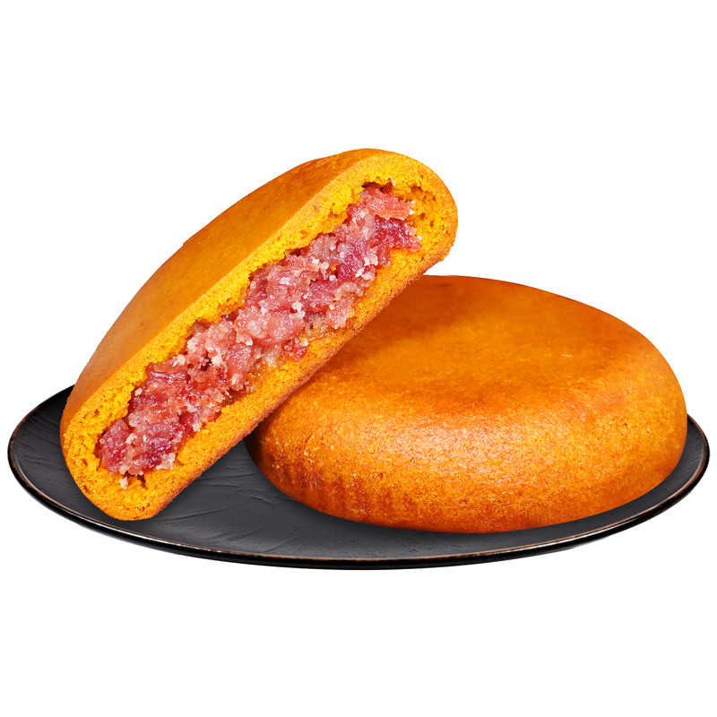 梅花牌云腿小红饼昆明冠生园云南云腿月饼传统滇式中秋火腿月饼