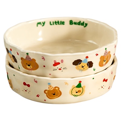 可爱餐具陶瓷水果碗漂亮的沙拉盘