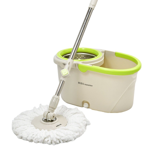 美添乐商超款旋转拖把家用免手洗旋转拖把桶省力洗甩懒人拖地神器
