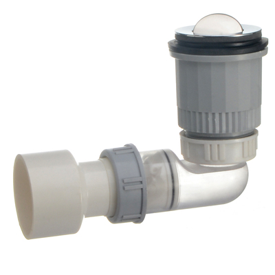 洗脸盆排水管软管换PVC硬管接头