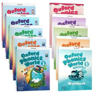 Oxford Phonics World牛津自然拼读世界教材全套1 2 3 4 5级别课本+练习册含APP 幼儿小学英语英文原版书籍OPW零基础入门搭牛津树