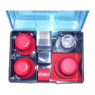 印章盒自带印台印泥印油新款公章盒子组合印鉴盒印章收纳盒印章箱