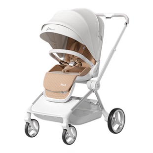 Pouch新生婴儿车推车可坐可躺高景观双向轻便宝宝推车P8